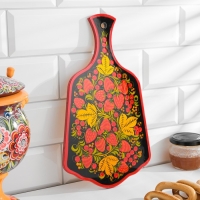 Доска разделочная &laquo;Ягодка&raquo;, микс, хохлома