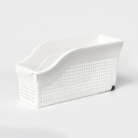 Контейнер для хранения хозяйственный &laquo;Лофт&raquo;, 3 л, 35,5&times;13&times;17 см, на колёсах, цвет белый