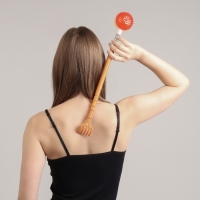 Массажёр - чесалка &laquo;Мячик&raquo;, двусторонний, цвет МИКС