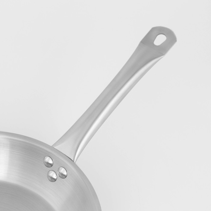 Сковорода из нержавеющей стали Hanna Kn&ouml;vell, d=24 см, h=5 см, толщина стенки 0,6 мм, длина ручки 21,5 см, индукция