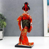 Кукла коллекционная "Гейша с веером" МИКС 27х9,5х9,5 см