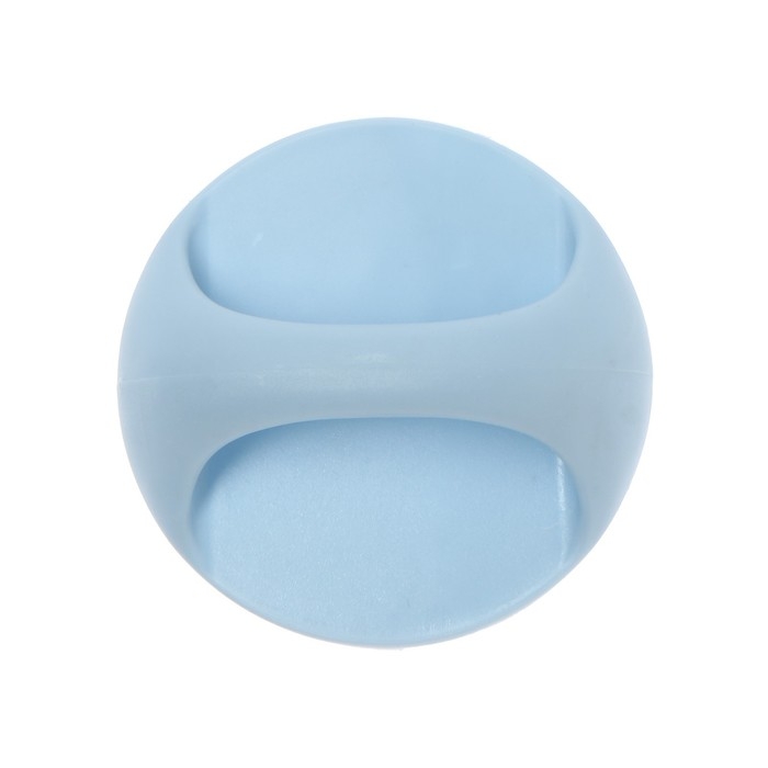 Ручка самоклеящаяся, голубой цвет, 4 шт в наборе, d=65 мм