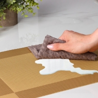 Салфетки сервировочные на стол Доляна &laquo;Шахматы&raquo;, 45&times;30 см, 4 шт, цвет карамельный