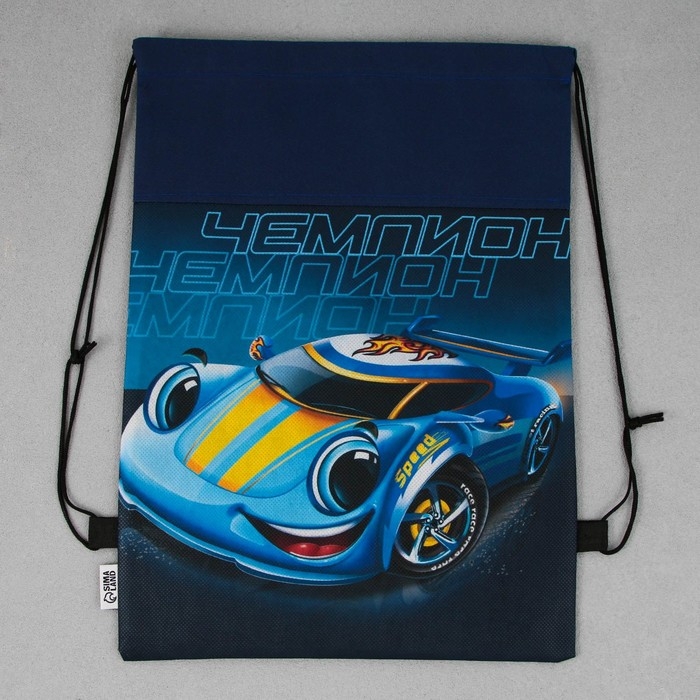 Мешок для обуви &laquo;Чемпион&raquo; нетканное полотно, размер 30 х 40 см