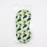 Маска для сна &laquo;Авокадо&raquo;, 19,5 &times; 8,5 см, резинка одинарная, рисунок МИКС