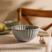 Салатник фарфоровый SL Home &laquo;Эхо Крита&raquo;, 720 мл, d=16 см, цвет голубой