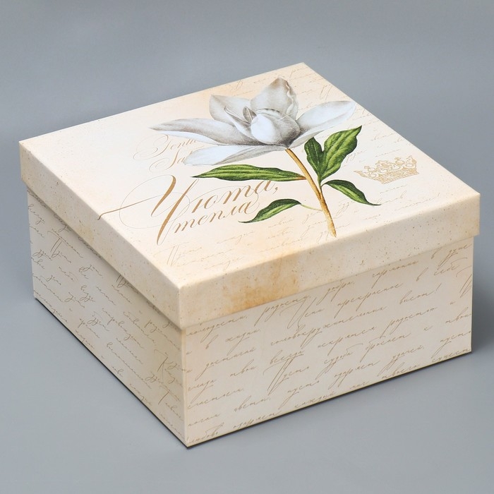 Набор коробок 10 в 1, упаковка подарочная, &laquo;Шебби&raquo;, 10.2 х 10.2 х 6‒28.2 х 28.2 х 15 см