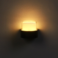 Светильник фасадный &laquo;Гранд&raquo;, FSD-033, 5 Вт, 3000К, IP65, 220 В, пластик, черный