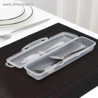 Футляр для столовых приборов Доляна, 24&times;7,5&times;3,8 см, рисунок МИКС