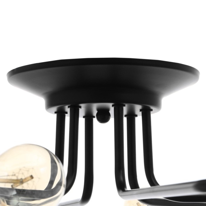 Люстра "Клауд" 6х40Вт E27 черный 82х82х16 см BayerLux