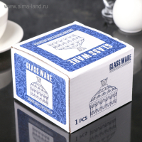 Сахарница стеклянная &laquo;Круги&raquo;, 250 мл, 10,5&times;10,5 см, с крышкой