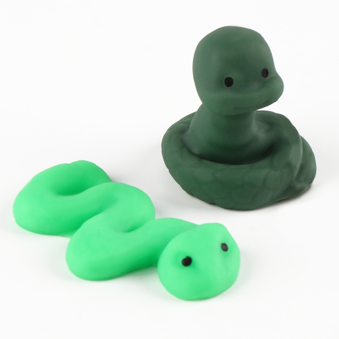 Новый год! Сквиш антистресс мялка &laquo;Змейки&raquo;, в мешочке