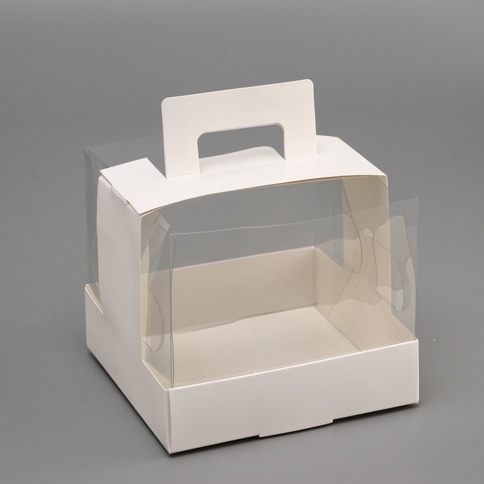 Кондитерская упаковка под бенто торт, 13 х 13 х 11 см