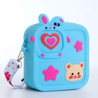 Сумка детская на молнии &laquo;Выбражулька&raquo;, цвет голубой