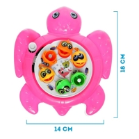 Рыбалка заводная &laquo;Черепашка&raquo;, 6 рыбок, 1 удочка, МИКС