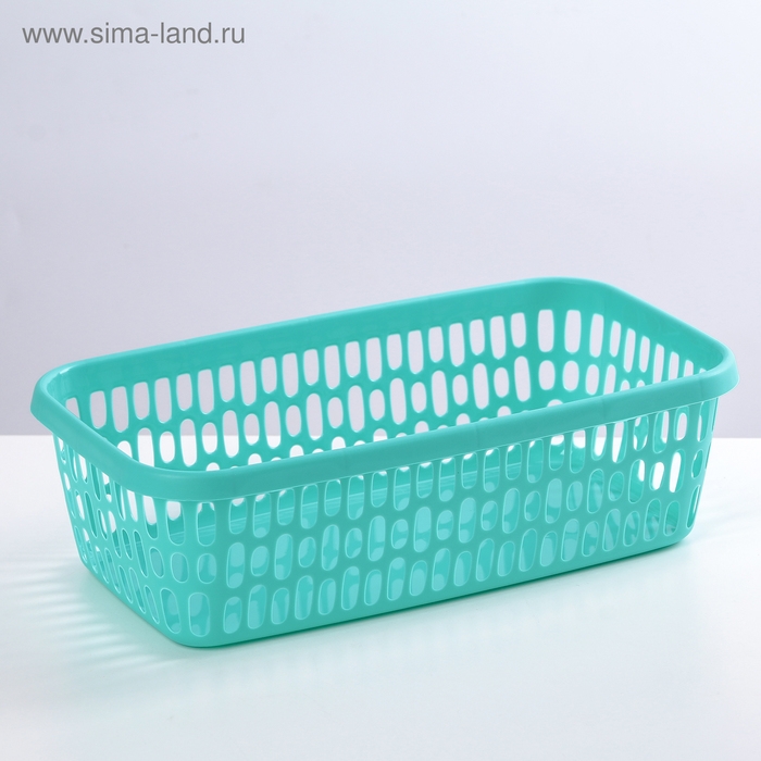 Корзина для хранения, 24&times;14&times;7 см, цвет МИКС