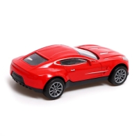 Машина металлическая &laquo;Гонка&raquo;, инерция, 1:43, цвет красный