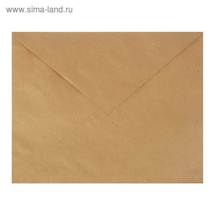 Конверт почтовый крафт А3 330 х 410 мм, без подсказа, без окна, без клея, 90 г/м2