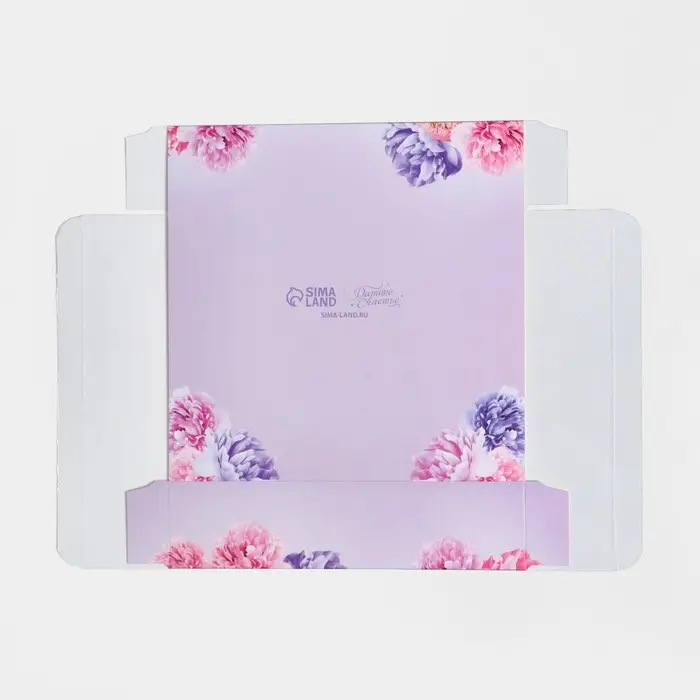 Кондитерская упаковка, коробка с PVC окном, &laquo;Пончики&raquo;, 20 х 20 х 5 см