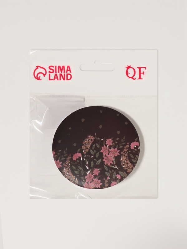 Зеркало складное &laquo;Цветы&raquo;, d = 7,5 см, цвет МИКС