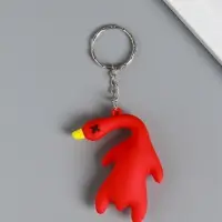 Брелок резина "Утка" МИКС 5х2х5,5 см