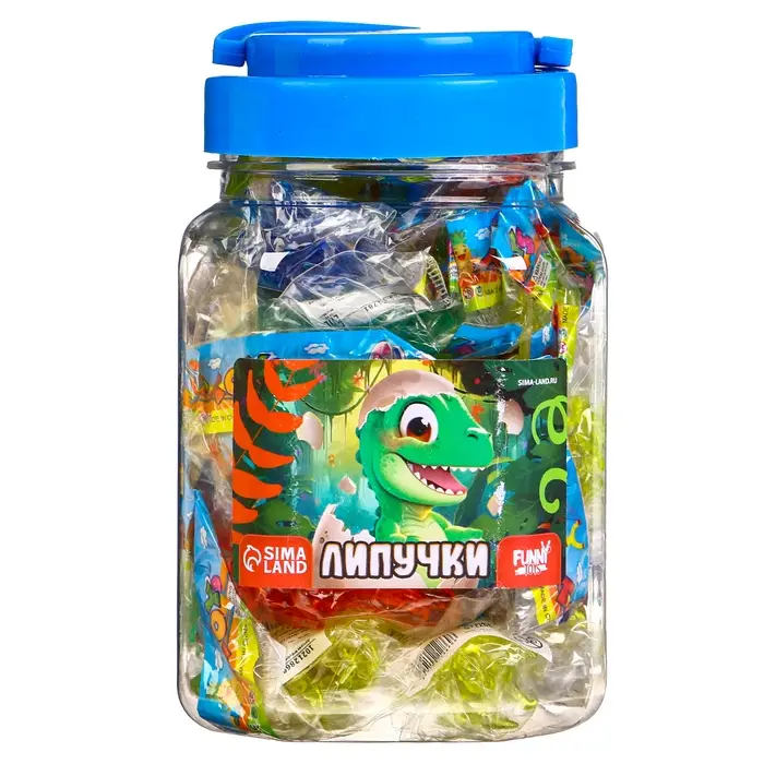 Липучка &laquo;Булава&raquo;дино, МИКС, в банке