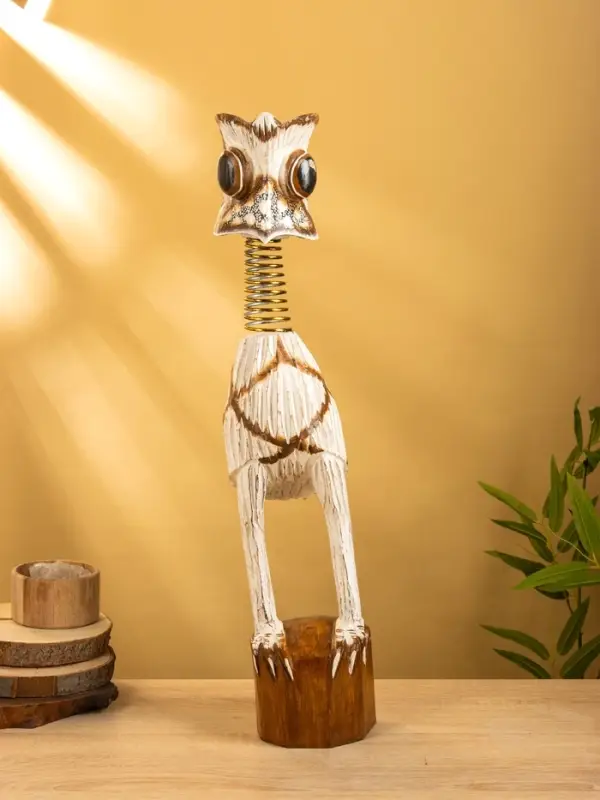 Сувенир &laquo;Попугай&raquo;, 12&times;12&times;65 см, дерево