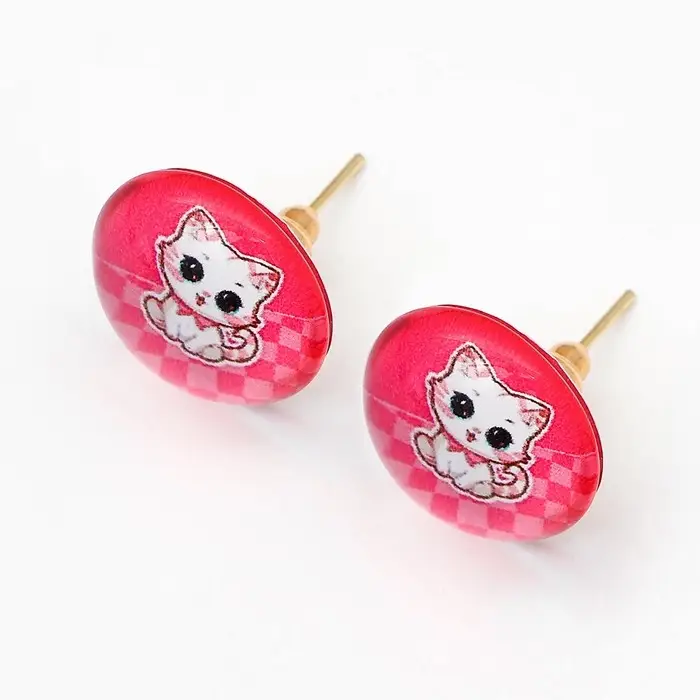 Серьги гвоздики &laquo;Волшебная девочка&raquo; 1.5 х 1.5 см