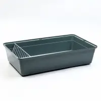 Клетка усиленная для кроликов, 60 х 36 х 40 см, серая