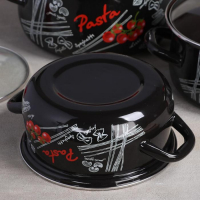 Набор эмалированных кастрюль &laquo;Болоньезе&raquo;, 3 предмета: 2 л, 3 л, 4 л, d=20,5 см, 23 см, 26 см, индукция