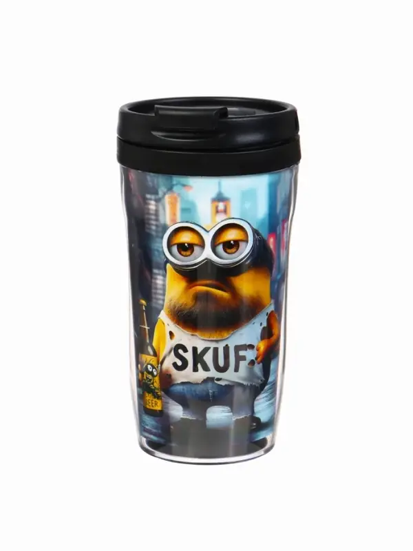 Термостакан детский со вставкой &laquo;Миньон скуф&raquo;, 250 мл
