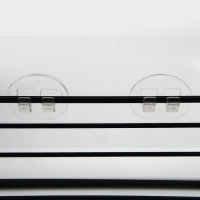 Полка на липучке Доляна, 26,5&times;11&times;5 см, цвет чёрный