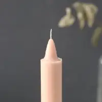 Ароматическая свеча парафиновая хозяйственная, 2&times;19 см, 55 г, капучино