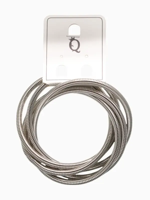 Браслет металл &laquo;Обруч&raquo; трансформируется в кулон, цвет серебро