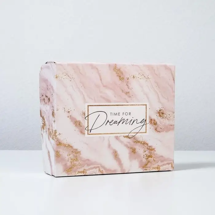 Кондитерская упаковка, коробка &laquo;Мрамор&raquo;, 17 х 20 х 6 см