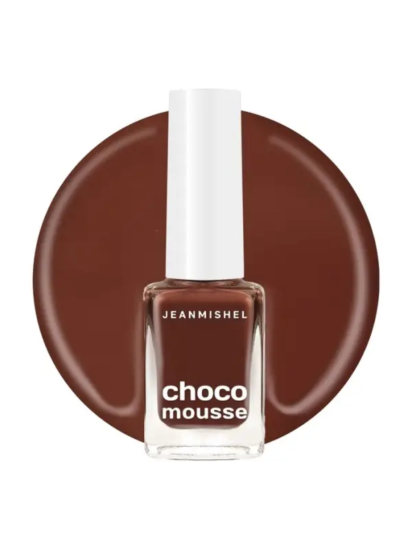 Лак для ногтей шоколадно-малиновый Jeanmishel глянцевый тон 471, 6 мл