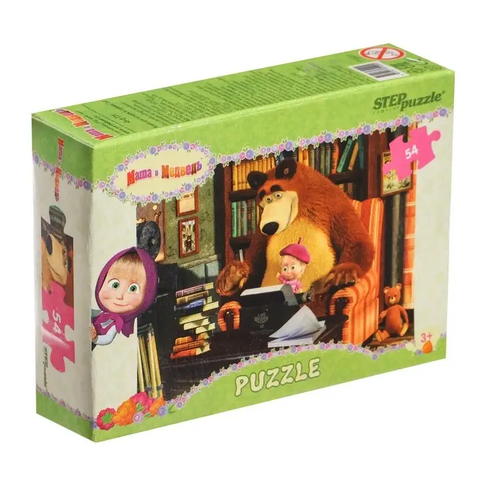 Пазлы &laquo;Маша и Медведь&raquo;, 54 элемента, МИКС