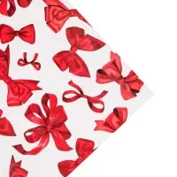 Бумага упаковочная глянцевая &laquo;Банты&raquo;, 50 х 70 см