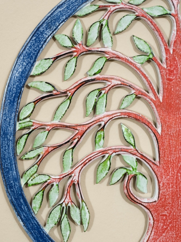 Панно резное МДФ "Древо жизни", 40х40х0,6 см