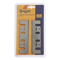 Ножи для электрорубанка ТУНДРА, HCS, 110 x 29 мм, 2 шт.