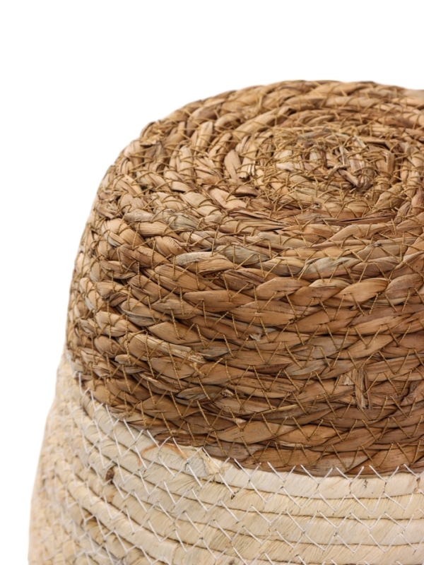 Кашпо "Элин" бежевое, 20х20х16см