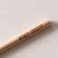 Магнит с блоком для записей и карандашом "Может пиццу?" 7х13 см