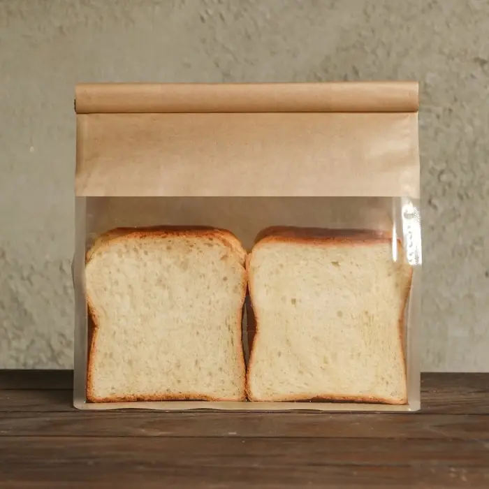 Пакет крафт бумажный, с окном, прямоугольное дно, 22&times;11&times;28 см