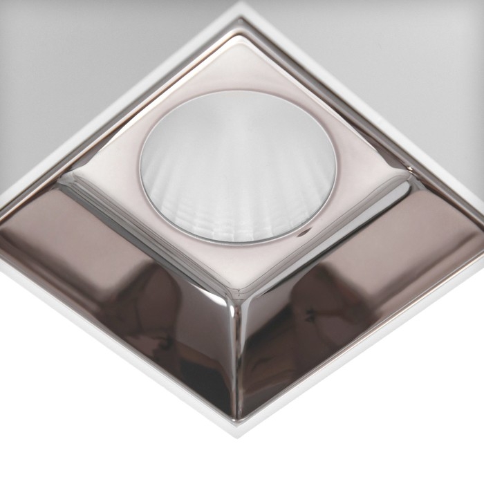 Светильник "Кубик" LED 4000К 10Вт DIM220 белый кофе 7,5х7,5х9,5см