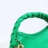 Сумка-багет на молнии, цвет зелёный