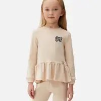 Термоаппликация &laquo;Бантик&raquo;, с пайетками, 5.2&times;4 см, цвет серебряный