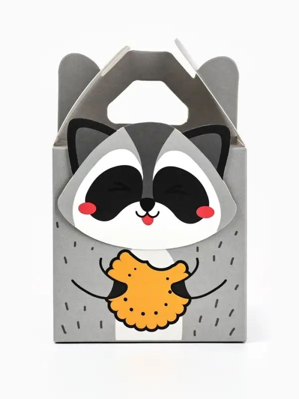 Подарочная коробка, упаковка &laquo;Енотик&raquo; 10 х 10 х 10 см