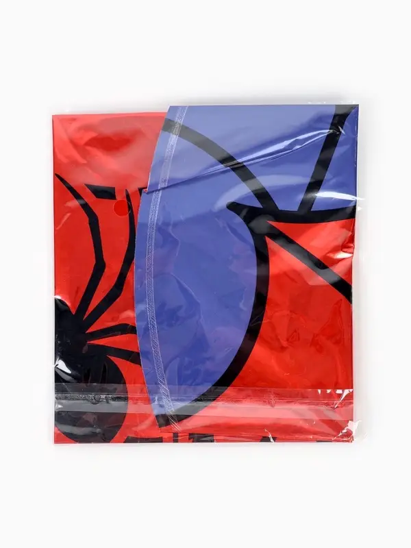 Воздушный шар фольгированный 18" круг "Героическая тема, красный/синий" в инд.уп.