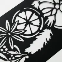 Трафарет для торта новогодний &laquo;Рождество&raquo;, 32&times;10 см, пластик