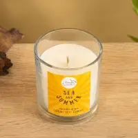 Свеча с кристаллом внутри Sea and Summer "Vacation at Sea" морской, 120 гр